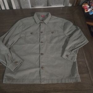 Men's Green Button-Up Jacket